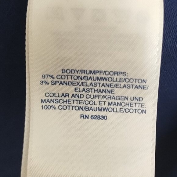 Lands' End Short Sleeve Cotton Pique Polo Fit & Flare Dress M Preppy Classic - Picture 6 of 7